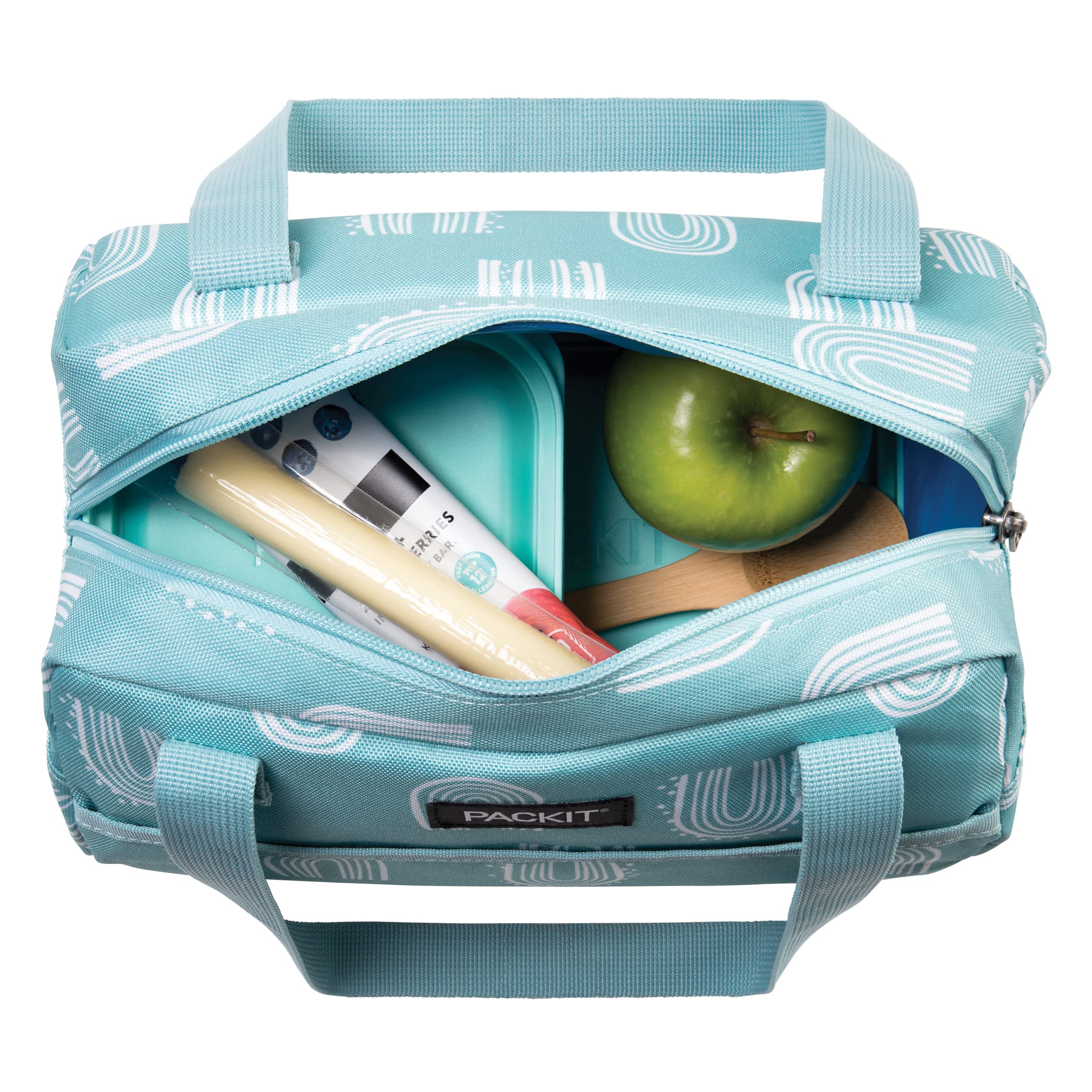 PackIt Freezable Hampton Lunch Bag, Desert Arch, Built with EcoFreeze Technology, Collapsible, Reusable, Zip Closure with Front Pocket and Shoulder Straps, Perfect for Tweens and Adults - Image 6