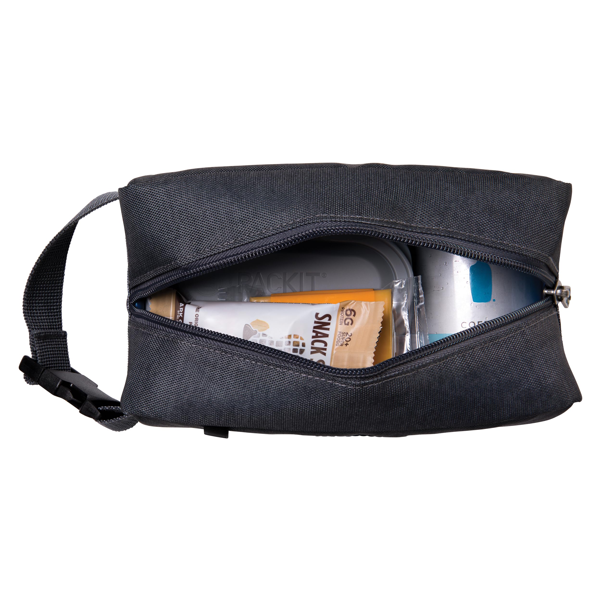PackIt(R) Freezable Snack Box, City Charcoal, Built with EcoFreeze(R) Technology, Collapsible, Reusable, Zip Closure with Buckle Handle, For Work Snacks, Fresh Snacks On the Go, Adults, and All Ages - Image 6
